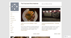 Desktop Screenshot of foodandwinehedonist.com